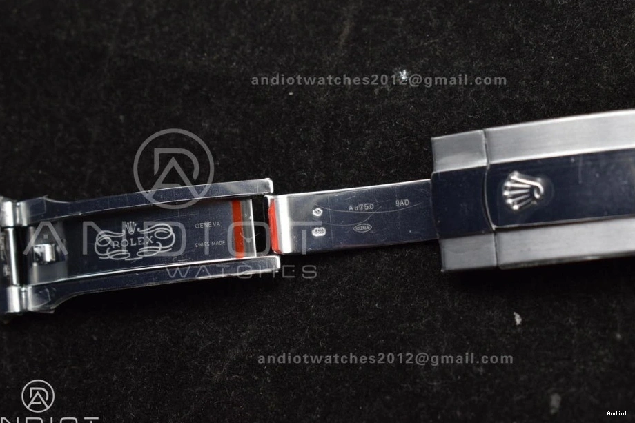 A23J ZF Strap (Gain Black on Best Sky-Dweller SS 336239 Edition Dial Weight) Oysterflex 1:1 0404